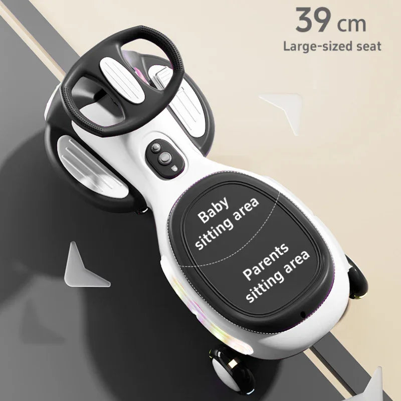 Kids Electric 12V Rechargeable Wiggle Ride On Car - Omega Lifestyles