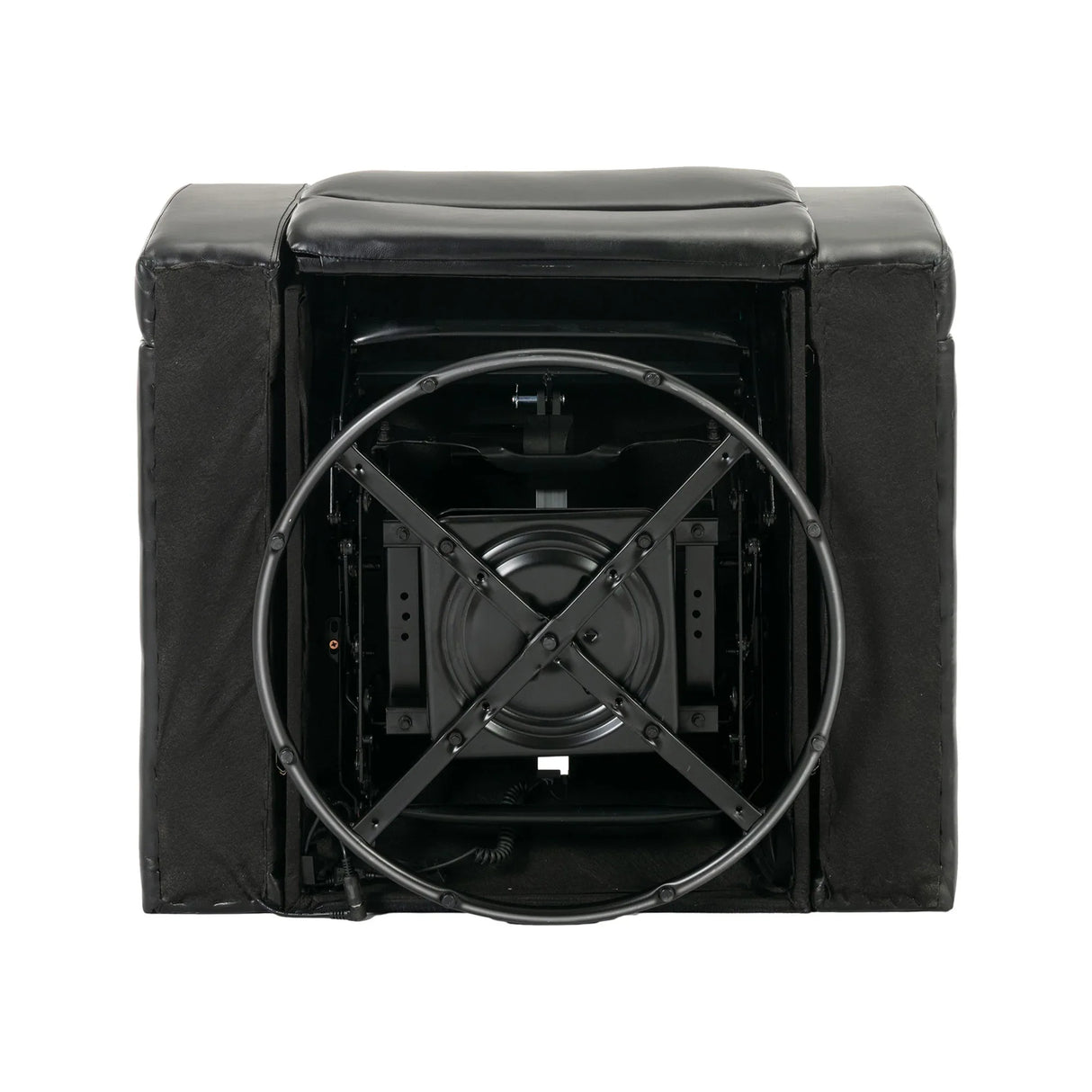 Power Reclining PU Leather Home Theater Recliner Chair - Omega Lifestyles