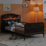 Twin Metal Platform Bed Frame With LED Light - Omega Lifestyles
