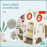 4-in-1 Indoor Toddler Swing Set With Slide and Basketball Hoop - Omega Lifestyles