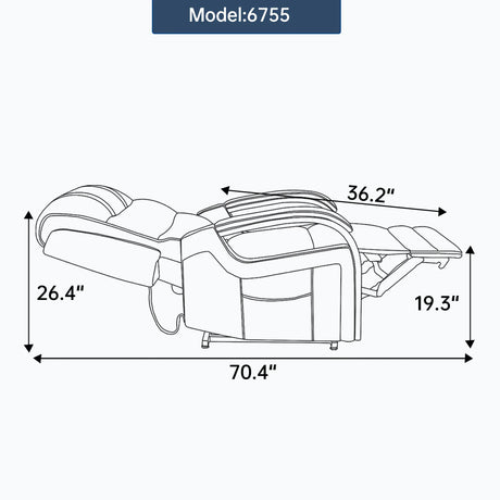 Power Orange Faux Leather Medium-Firm Lift Recliner Chair - Omega Lifestyles