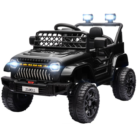 12V Dual Motor Kids Electric Ride-On Truck With Remote Control - Omega Lifestyles