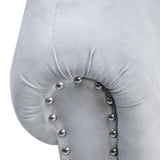 Classic Velvet Storage Chaise Lounge With Pillow - Omega Lifestyles