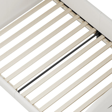 Twin Upholstered Rabbit-Shape Princess Platform Bed - Omega Lifestyles