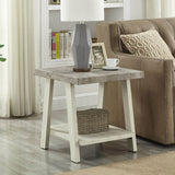 3-Piece Contemporary Wood Shelf Coffee Table Set - Sleep Galleria