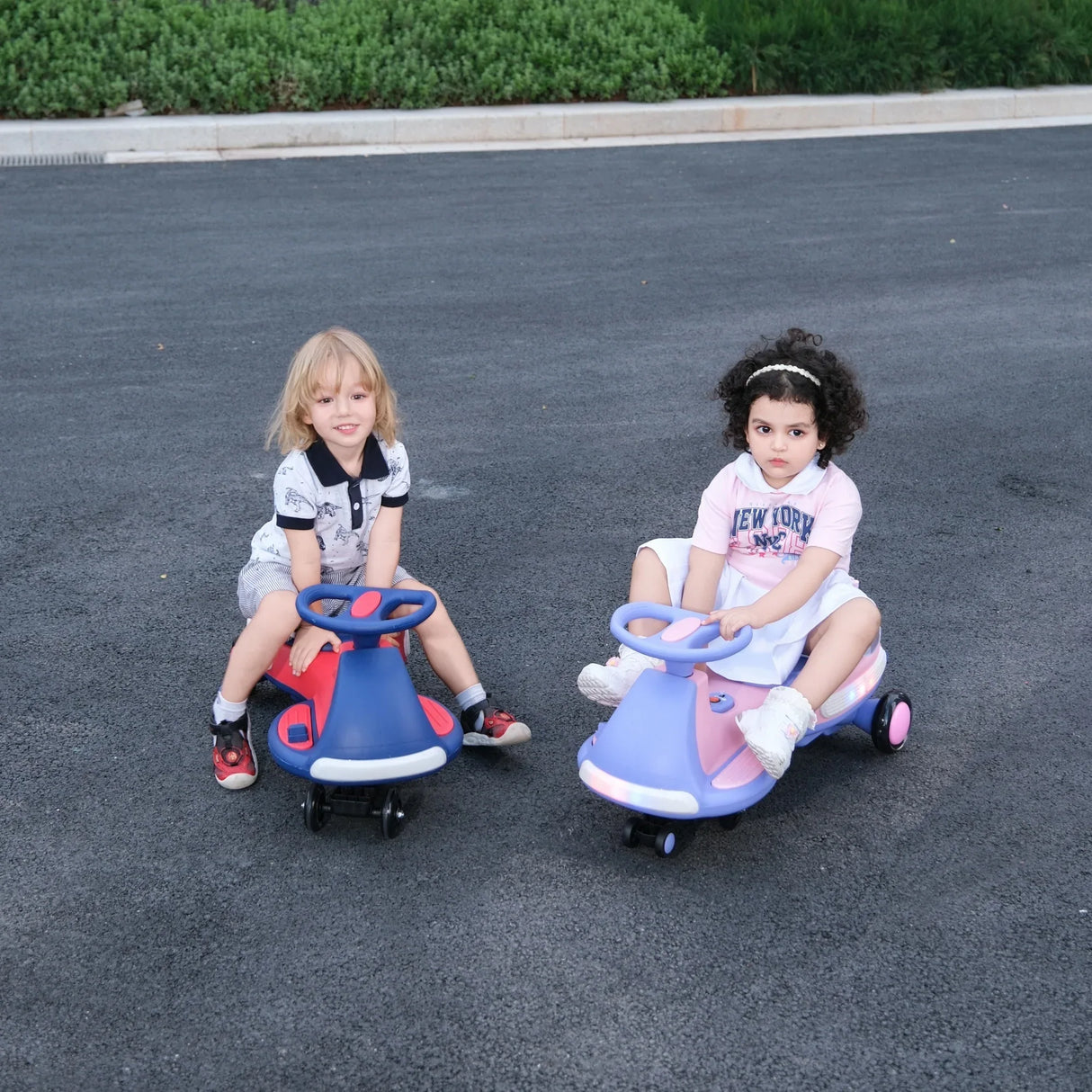 Kids Electric Wiggle Car Rechargeable Battery Pedal Toy - Omega Lifestyles