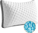 Medium Firm Cooling Gel Memory Foam King Pillow - Omega Lifestyles