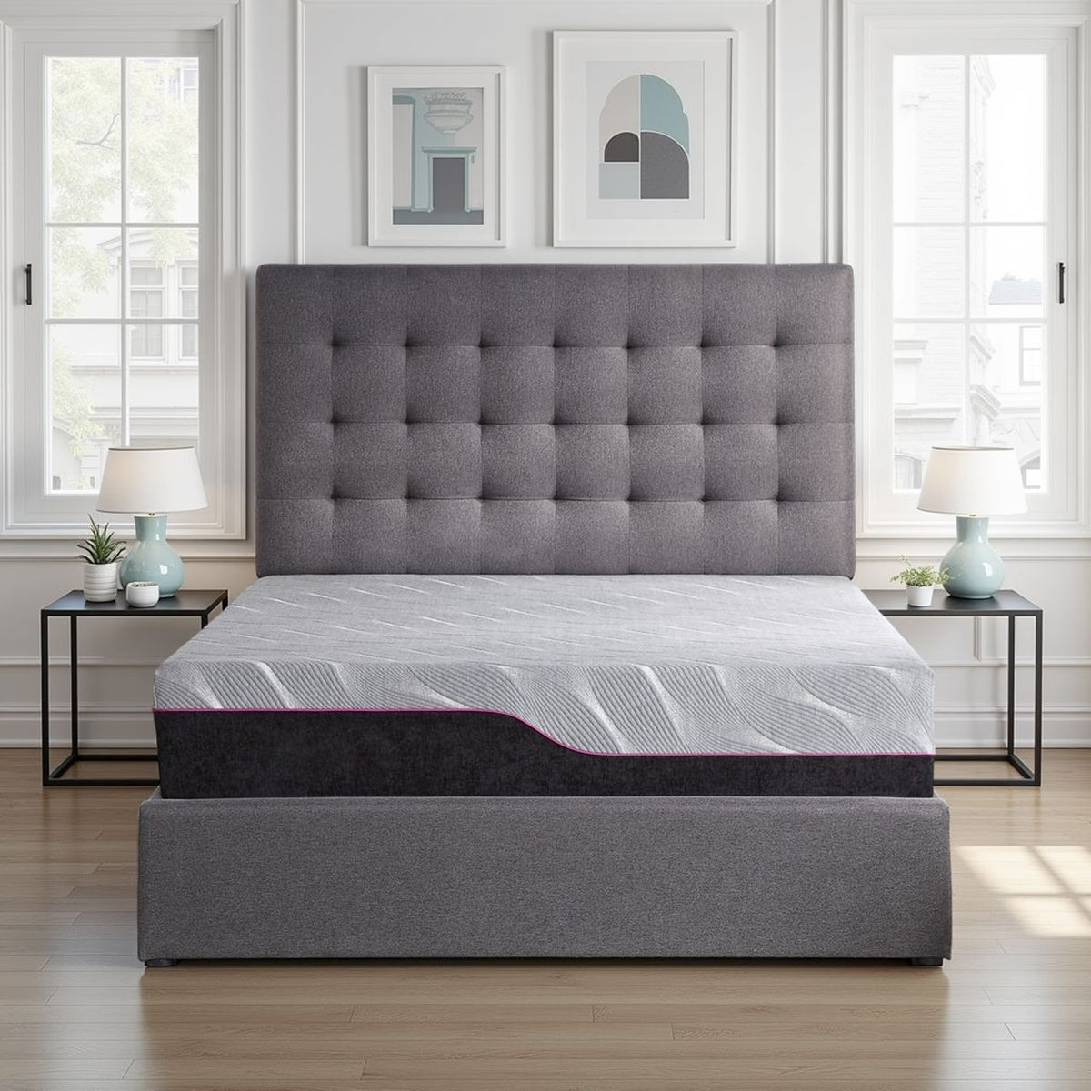 Firm 11-Inch Cooling Latex Foam Queen Mattress