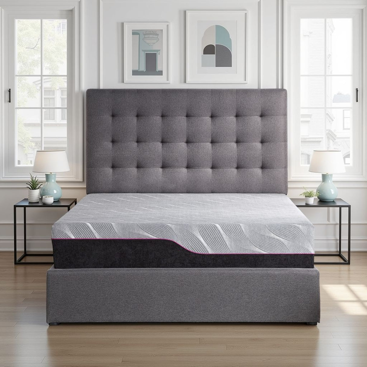 Firm 11-Inch Cooling Latex Foam Queen Mattress