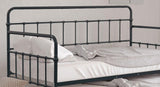 Twin Contemporary Black Metal Daybed With Trundle - Omega Lifestyles
