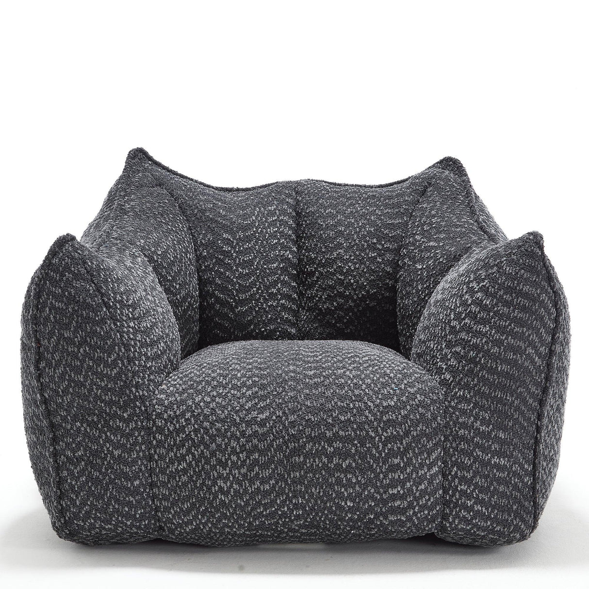 Chenille Foam Bean Bag Chair For Adults - Omega Lifestyles