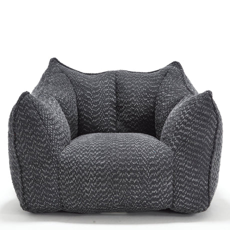 Chenille Foam Bean Bag Chair For Adults - Omega Lifestyles