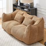 Dual Chenille Bean Bag Chair With High Resilience Foam - Omega Lifestyles