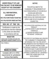 U-Shaped Modular 6-Seat Linen Blend Sofa With Ottomans - Omega Lifestyles