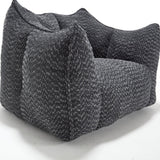 Chenille Foam Bean Bag Chair For Adults - Omega Lifestyles