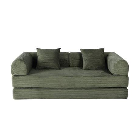 Foldable Memory Foam Sofa Bed With Pillows - Omega Lifestyles