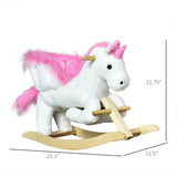 Magical Unicorn Singing Plush Rocking Horse Toy - Omega Lifestyles