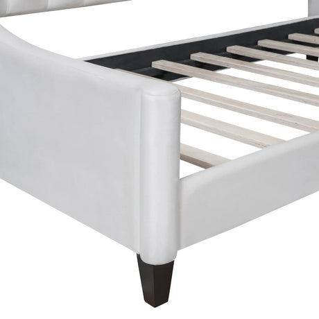 Twin Modern Velvet Upholstered Tufted Button Daybed - Omega Lifestyles