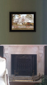 Framed Multicolor American Star Quilt Wall Art - Omega Lifestyles