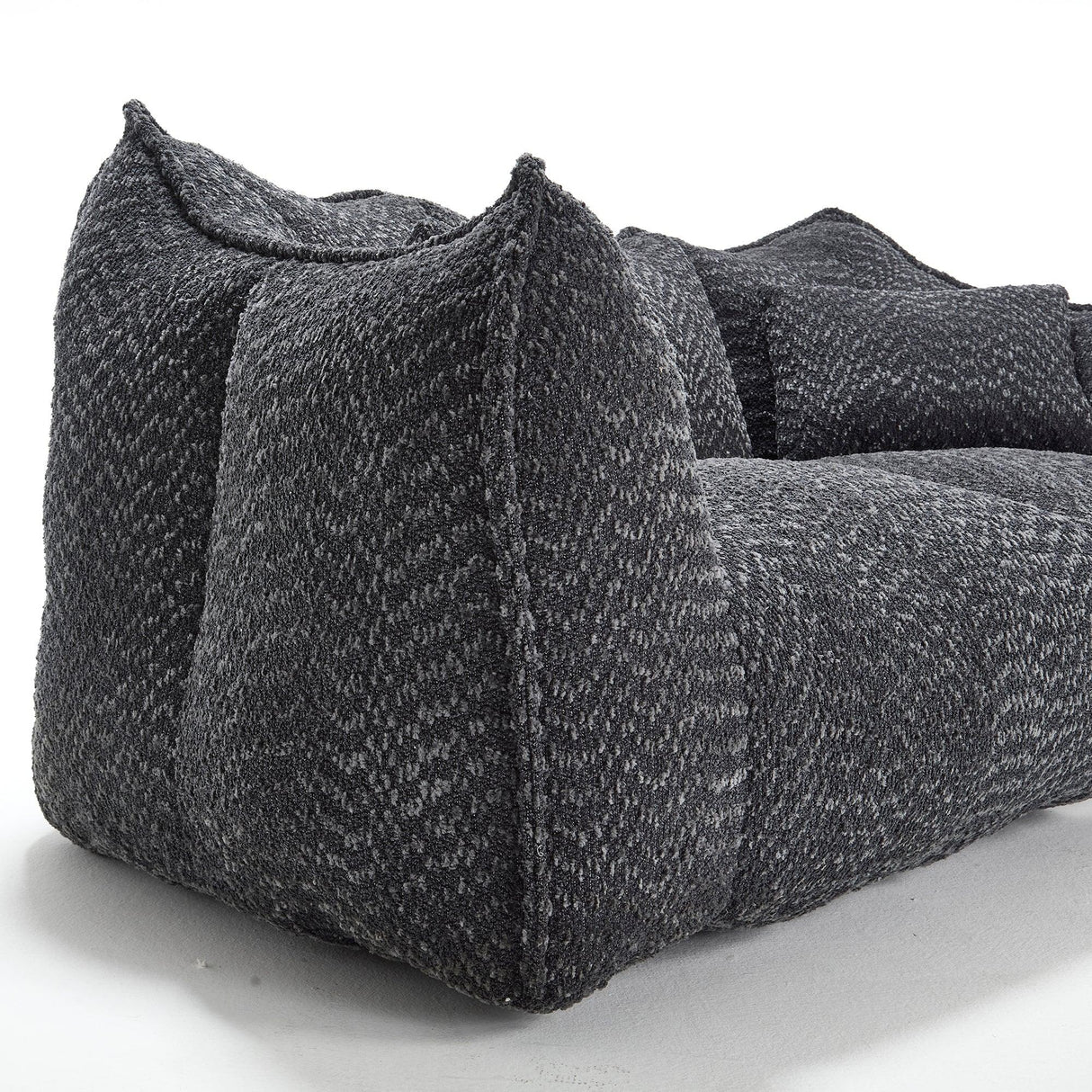 Dual Chenille Bean Bag Chair With High Resilience Foam - Omega Lifestyles