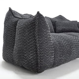 Dual Chenille Bean Bag Chair With High Resilience Foam - Omega Lifestyles