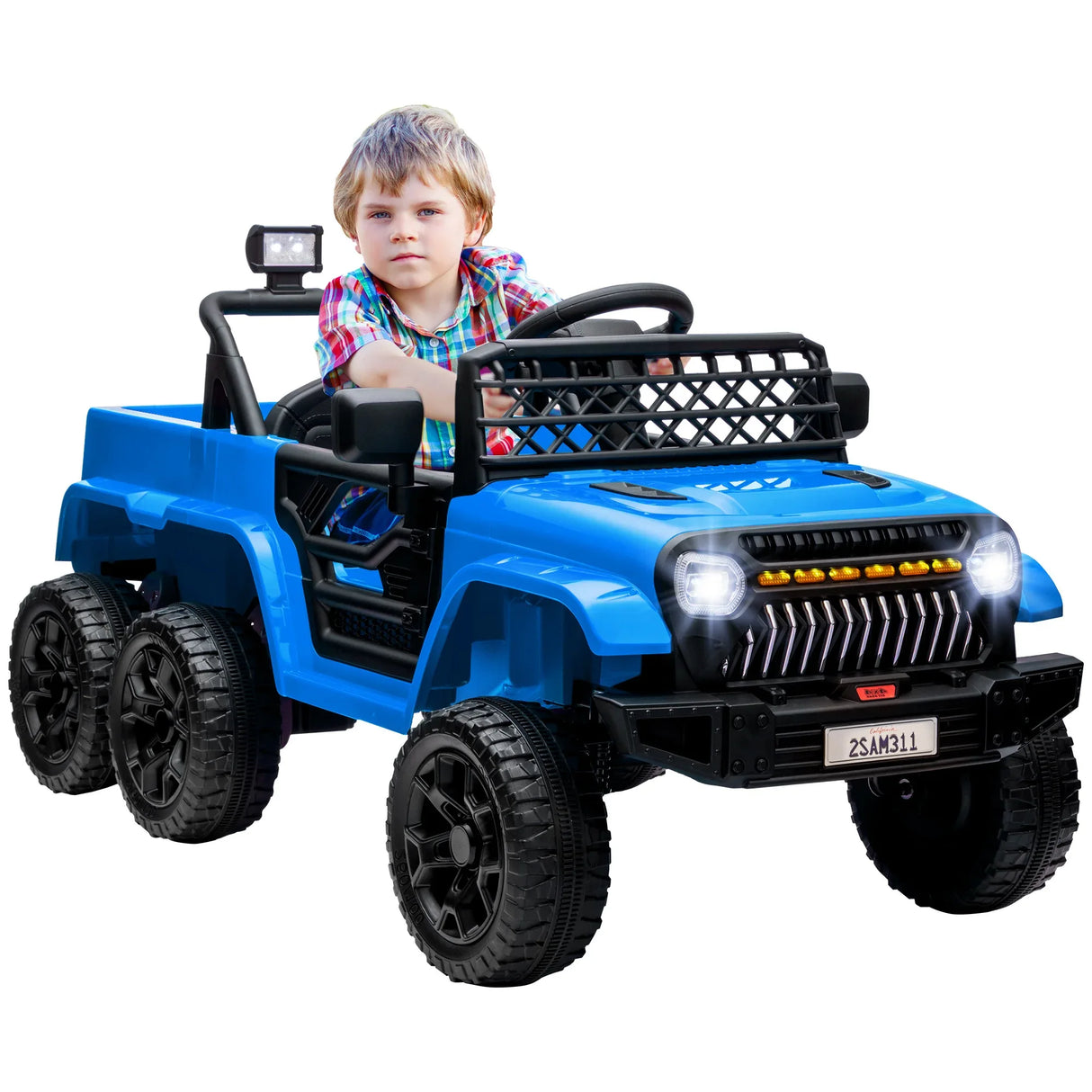 Kids 12V 4x4 Electric Ride-On Car With Remote Control - Omega Lifestyles