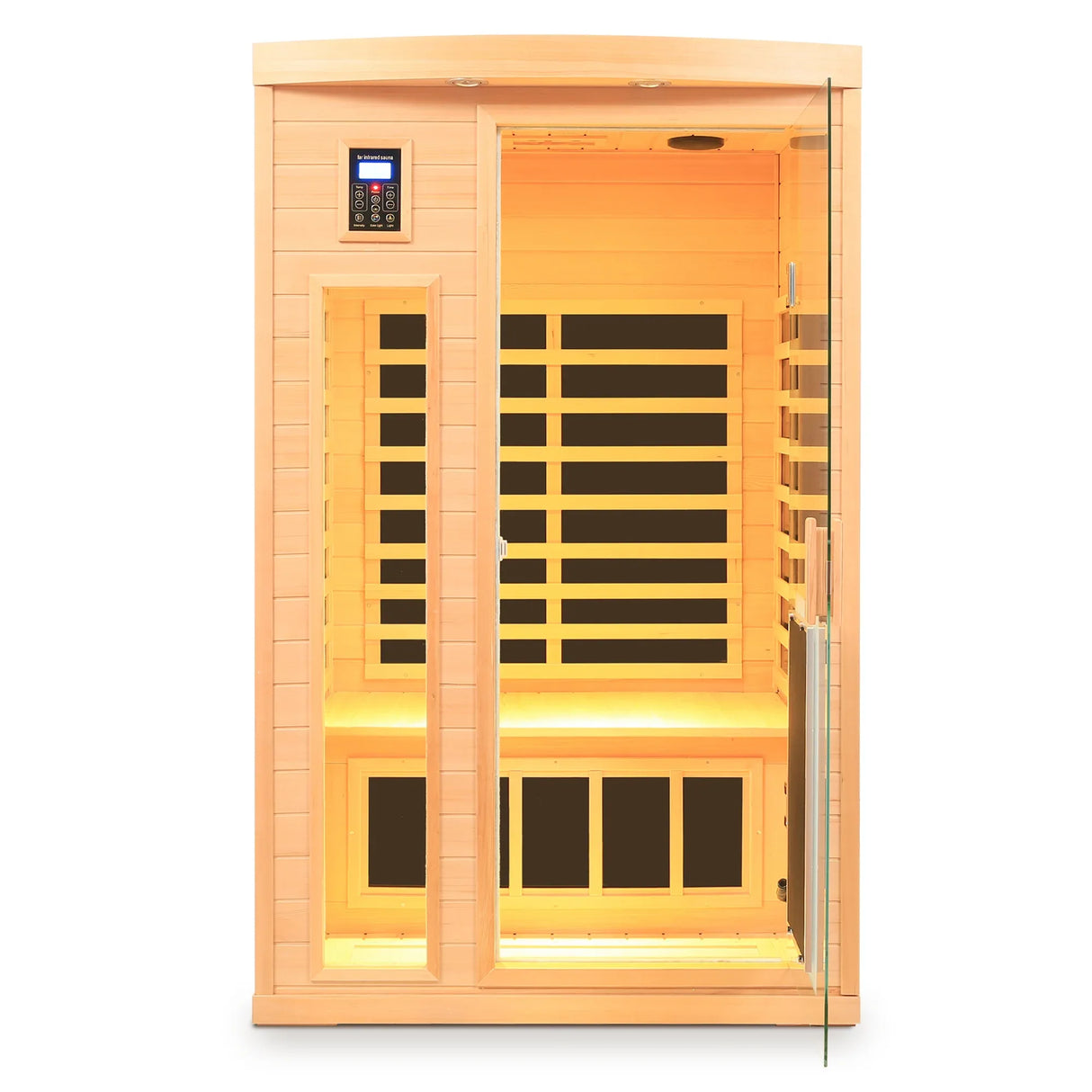 Hemlock Two-Person Low EMF Far Infrared Sauna Room - Omega Lifestyles