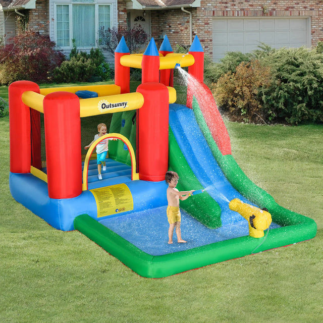 Inflatable Kids Bounce House Water Slide With Pool - Omega Lifestyles