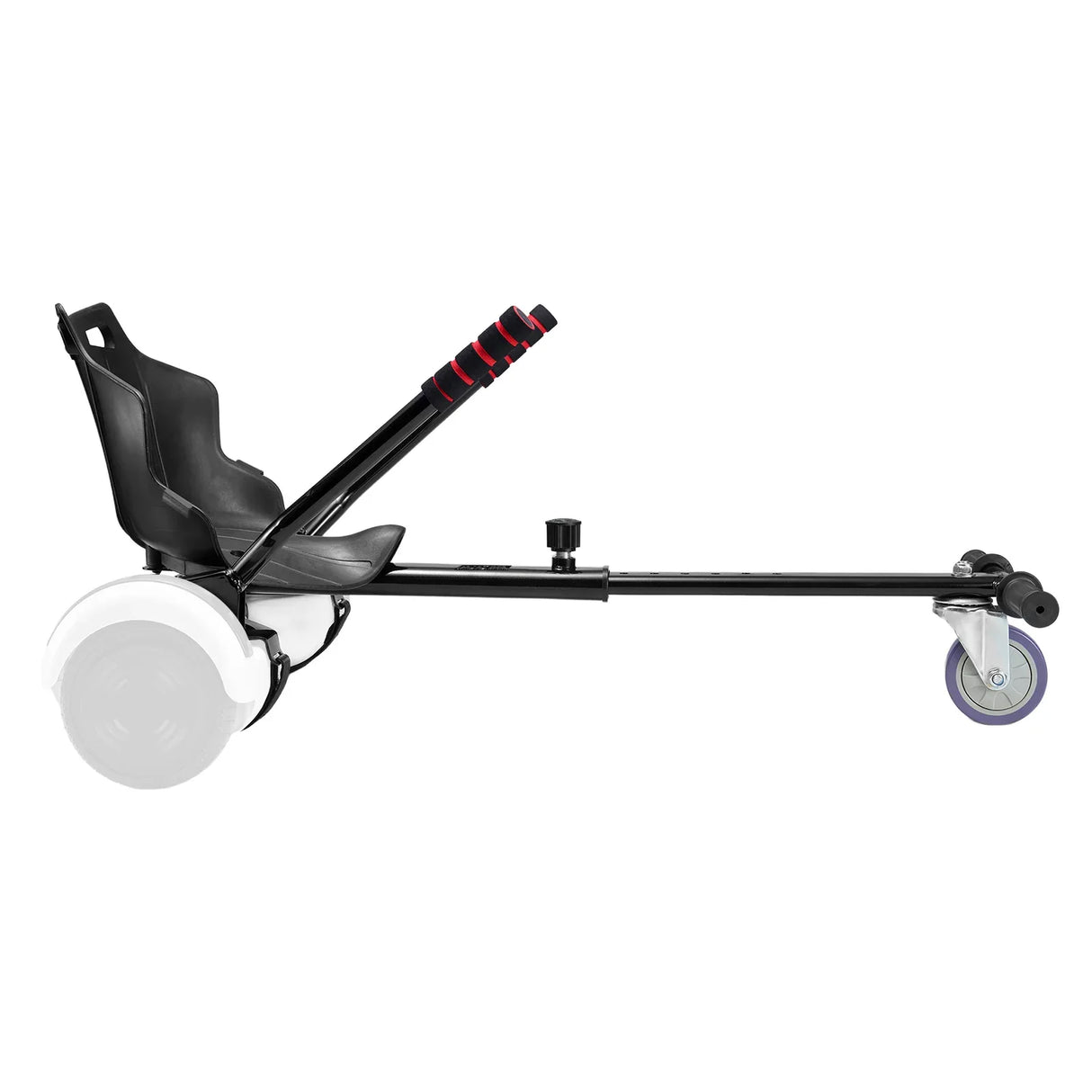 Adjustable Steel Frame Hoverboard Seat Attachment With Controls - Omega Lifestyles