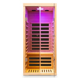 One Person Eastern Hemlock Low EMF Far-Infrared Sauna - Omega Lifestyles