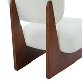 Set of 2 Modern Beige Polyester Upholstered Lounge Chairs - Omega Lifestyles