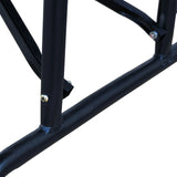 73-Inch Foldable Felt Oval Casino Game Poker Table - Omega Lifestyles