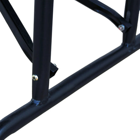 73-Inch Foldable Felt Oval Casino Game Poker Table - Omega Lifestyles