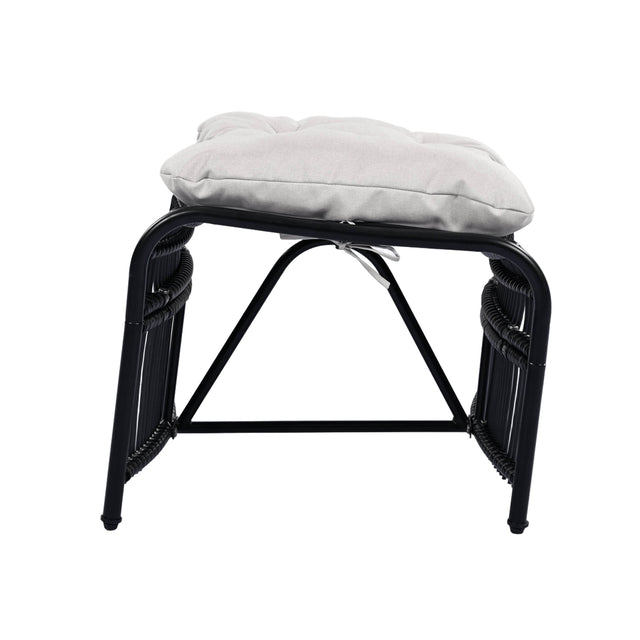 3-Piece Outdoor Wicker Patio Furniture Set With Cushions - Omega Lifestyles