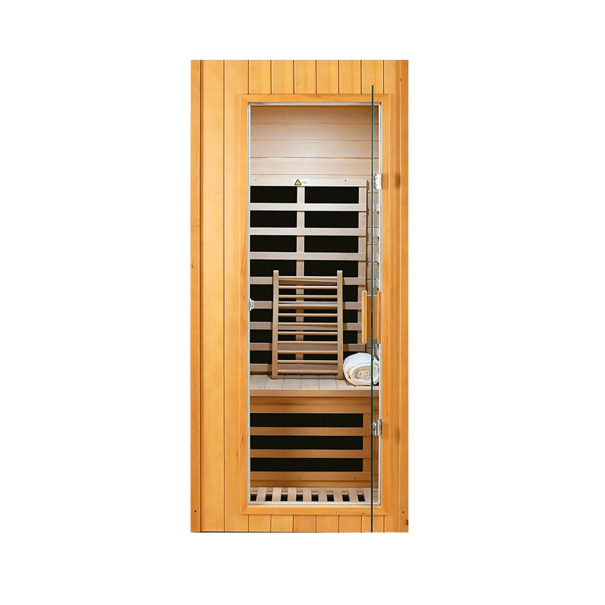 Hemlock One-Person Far Infrared Indoor Sauna Room - Omega Lifestyles