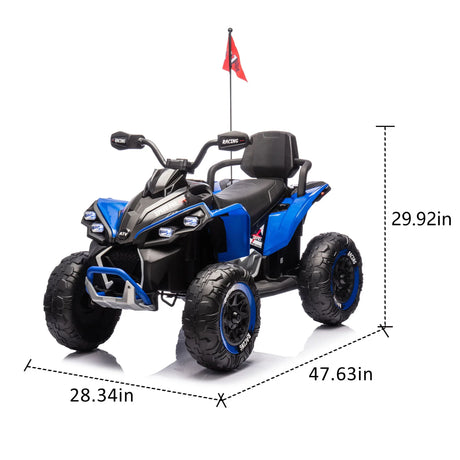 24V Kids Ride On Electric ATV With Remote Control - Omega Lifestyles