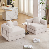 Modular Folding Corduroy Convertible Sofa Bed - Omega Lifestyles