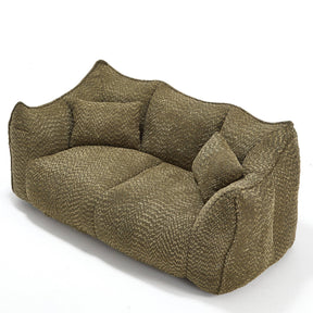 Dual Chenille Bean Bag Chair With High Resilience Foam Core - Omega Lifestyles