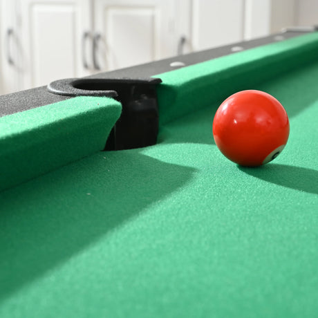 Foldable Black Green MDF Steel Pool Game Table - Omega Lifestyles