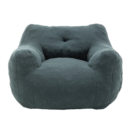 Large High-Density Foam Filled Teddy Bean Bag Chair - Omega Lifestyles