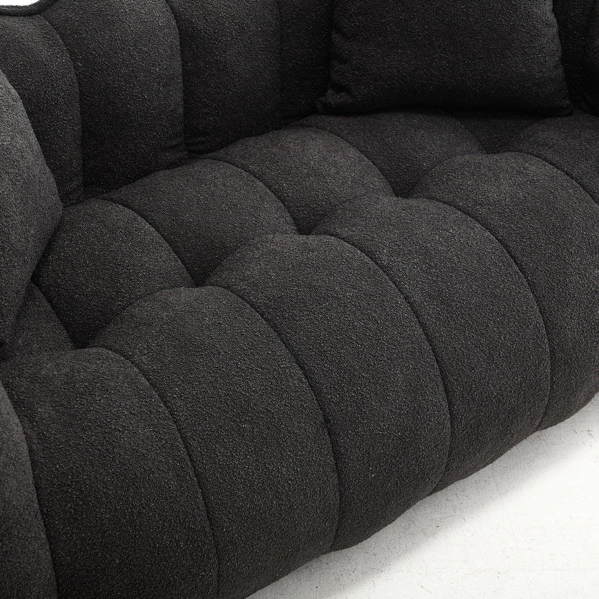 Cozy Chenille Bean Bag Chair With High Resilience Foam - Omega Lifestyles