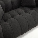 Cozy Chenille Bean Bag Chair With High Resilience Foam - Omega Lifestyles