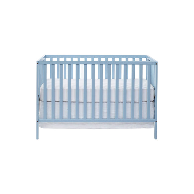 3-in-1 Convertible Solid Wood Baby Blue Crib - Omega Lifestyles