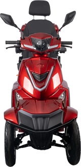 Heavy Duty 4 Wheel Red Mobility Scooter - Omega Lifestyles