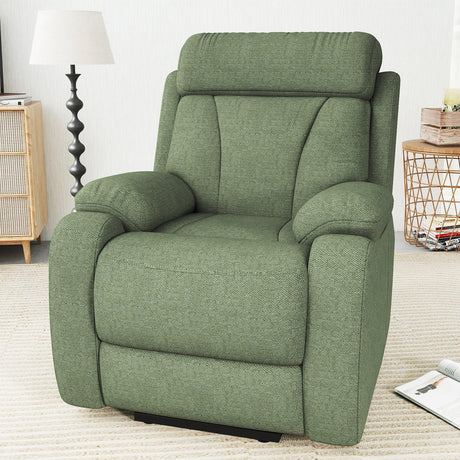 Power Lift Recliner Medium-Soft Snowflake Velvet Chair - Omega Lifestyles