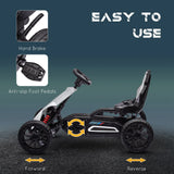 Kids Pedal Go Kart With Adjustable Seat And Handbrake - Omega Lifestyles