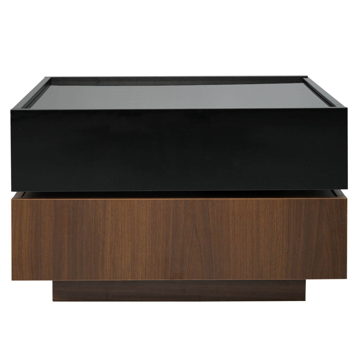 360 Degree Rotating Square Coffee Table With Drawers - Omega Lifestyles