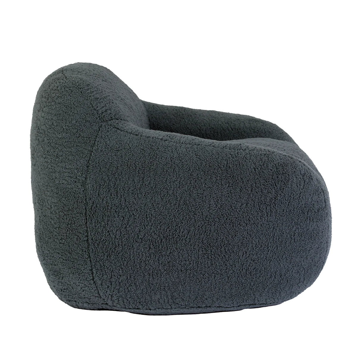 Spacious Memory Foam Teddy Fabric Bean Bag Chair - Omega Lifestyles