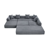 Convertible Corduroy Memory Foam Folding Sofa Bed - Omega Lifestyles