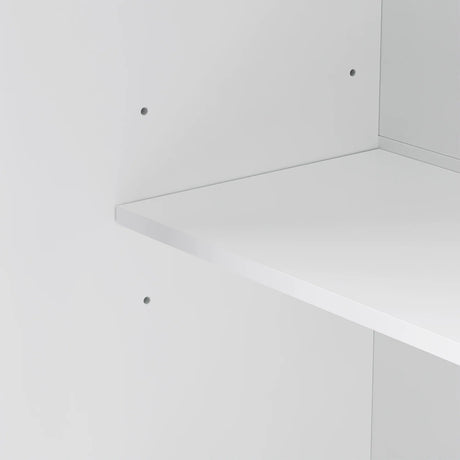 Rustic White Rubber Wood Rolling Kitchen Island Cart - Omega Lifestyles